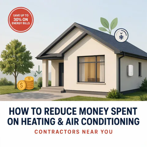 How to Reduce Money Spent on Heating and Air Conditioning Contractors Near You