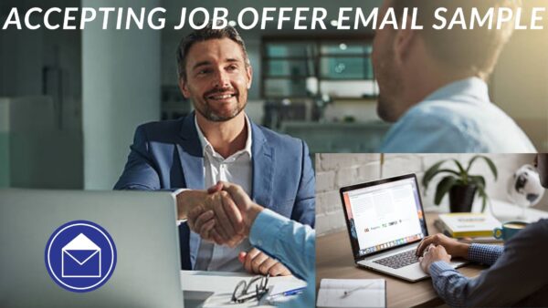 Accepting job offer email sample