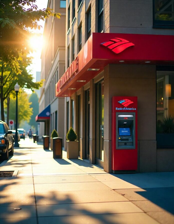 Bank of America with Drive-Thru ATM: Convenient Banking Solution