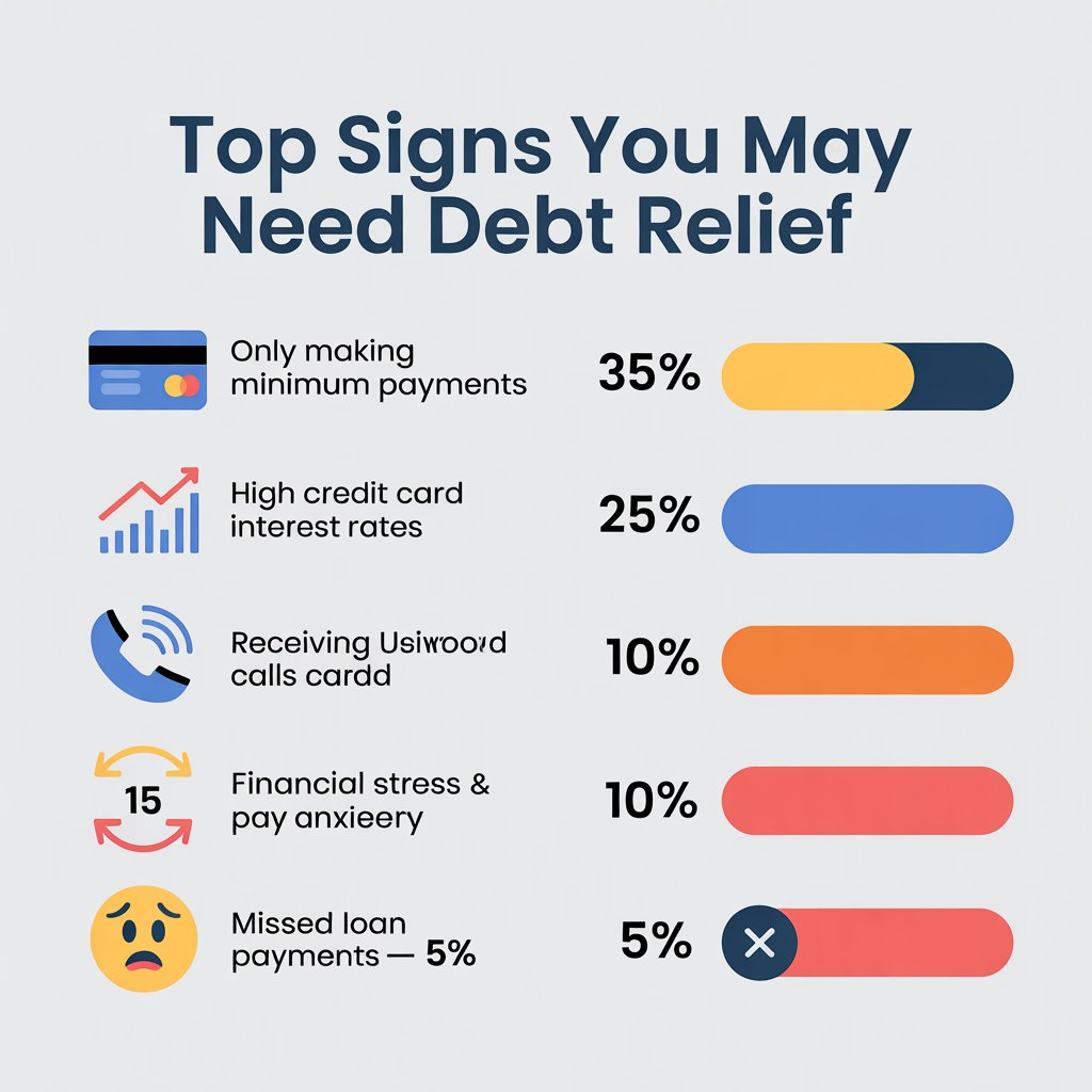 Signs You May Need Debt Relief